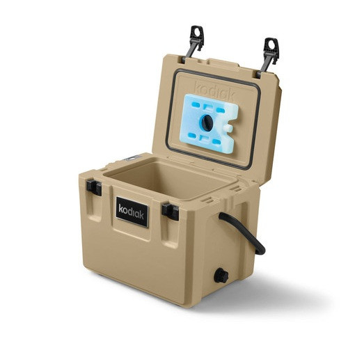 Kodiak Hard Cooler 15L w/Carry Handle Leak & Waterproof 5 Day Cold Insulation,  Kodiak | Hard Cooler 15L, Sand, XKOCOOL15SAND, ESKY, COOLER