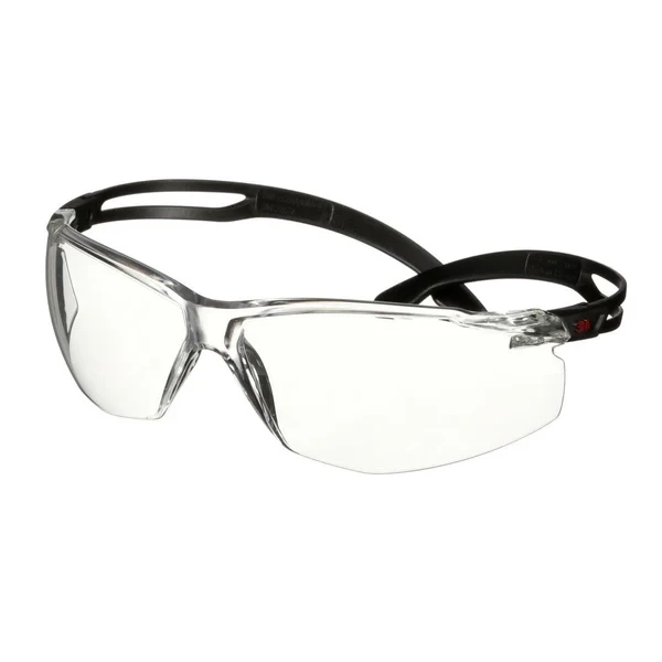 3M | SecureFit 500 Series Safety Glasses SF501AF-BLK, Black, Clear Anti-Fog/Anti- Scratch Lens,  SF501SGAF-BLK, SecureFit, SecureFit 500, Safety Glasses, Anti-fog, anti-scratch lens.