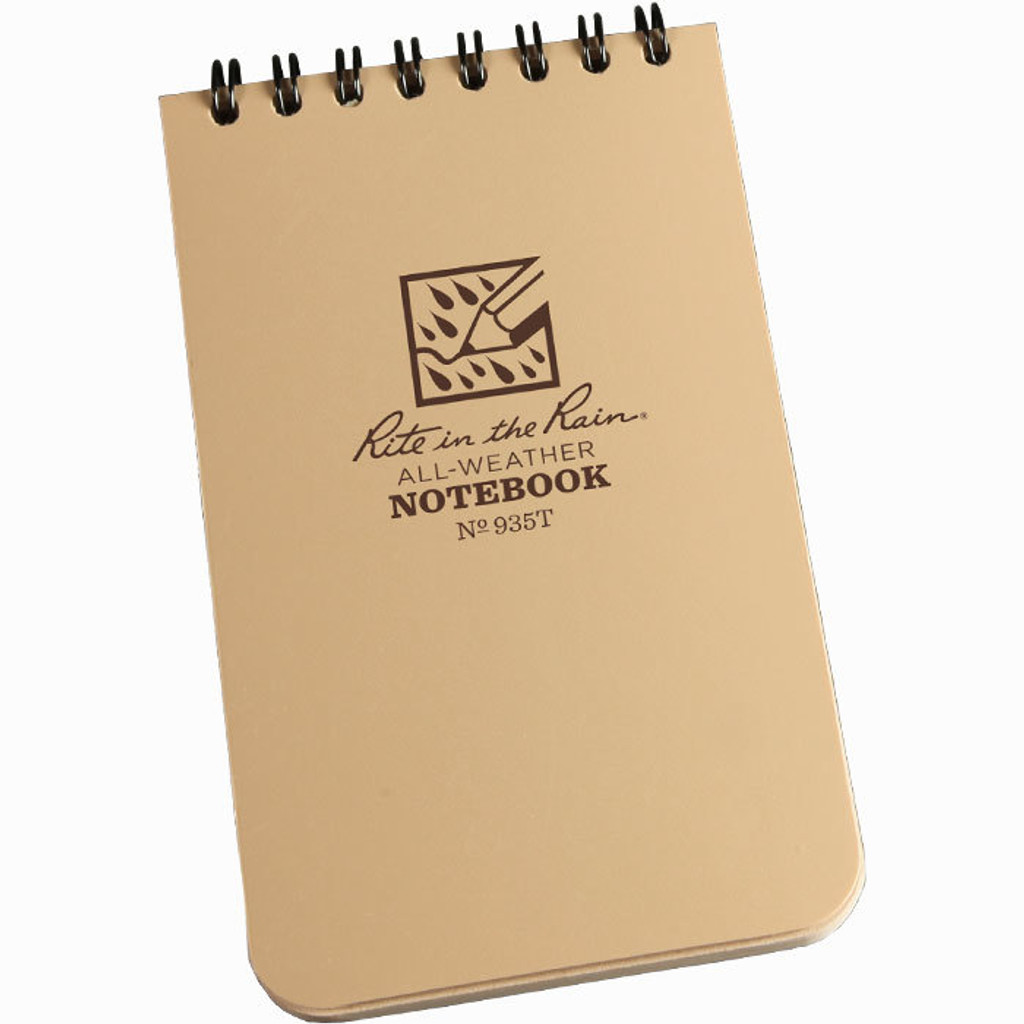 935T Tactical Pocket Notebook Tan