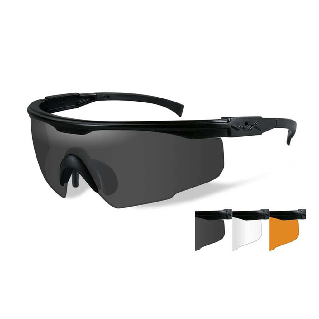 Wiley X PT-1SCL | Three Lens w/ Matte Black Frame