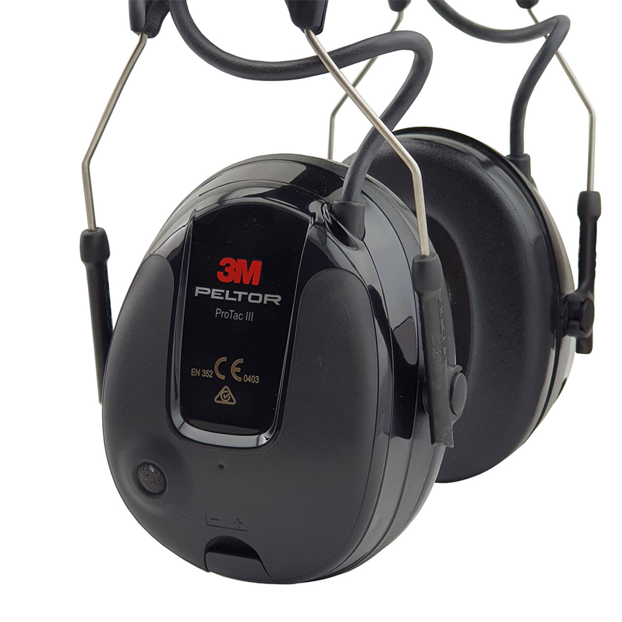 3M PELTOR ProTac III Headset, Black, Headband