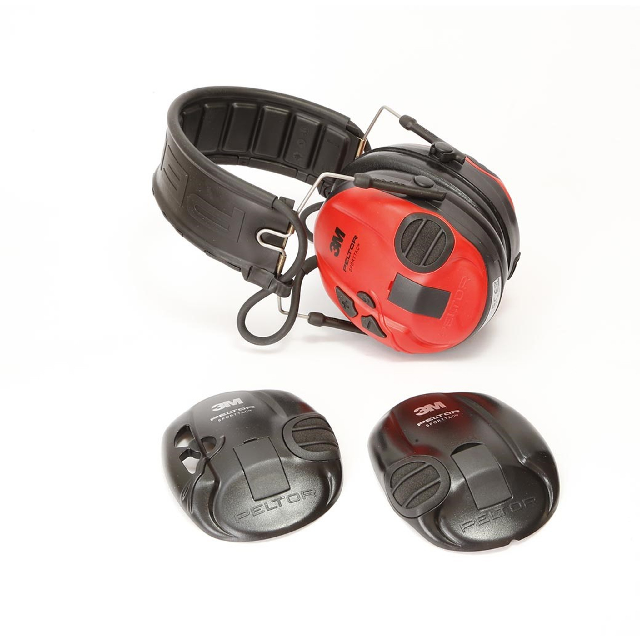 SportTac Headset Earmuff Red/Black - Frontline Safety
