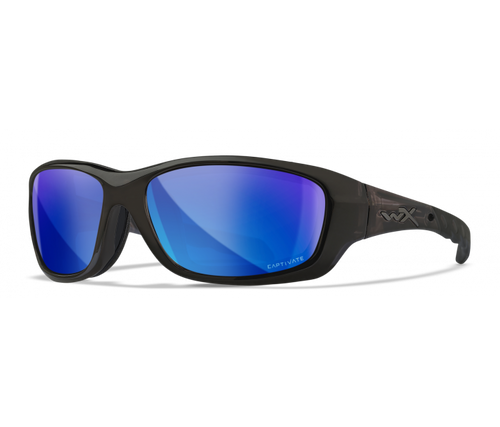 Gravity | Captivate Polarised Blue Mirror Lens w/ Crystal Black Frame