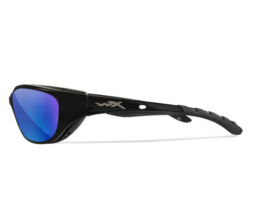 Wiley X AirRage | Captivate Polarised Blue Lens w/ Gloss Black Frame