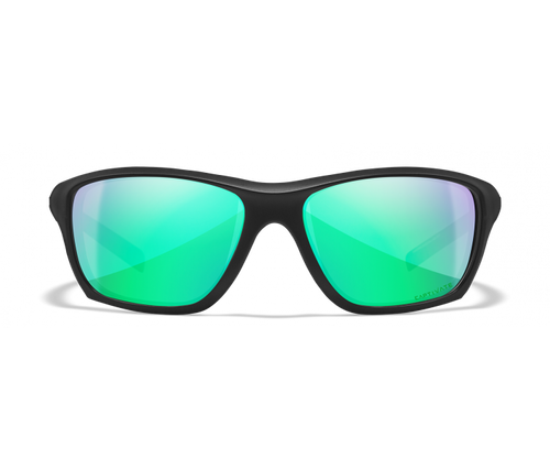 Wiley X Aspect | Captivate Polarised Green Mirror Lens w/ Matte Black Frame