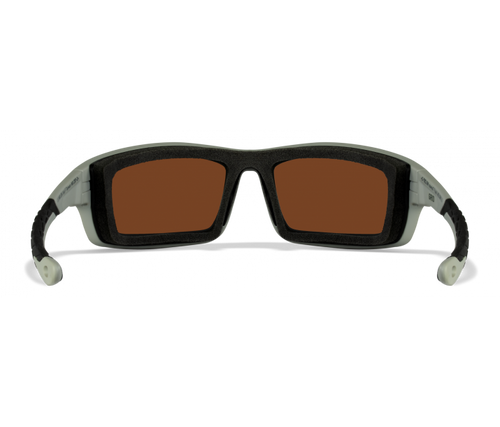 Wiley X Grid | Captivate Polarised Green Mirror Lens w/ Matte Cool Grey Frame