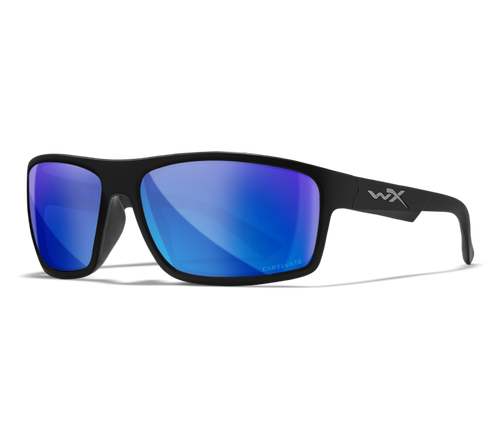 Wiley X Peak | Captivate Polarised Blue Mirror lens w/ Matte Black Frame