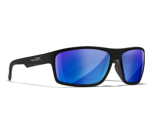 Wiley X Peak | Captivate Polarised Blue Mirror lens w/ Matte Black Frame