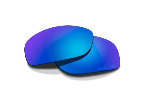 Kingpin | Captivate Polarised Blue Mirror Lens, ACKNGCPB, Wiley X Kingpin, Kingpin, Kingpin Replacement lens, Replacement lens