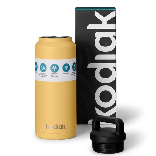 Kodiak | Cascade Bottle, Yellow, XKOBOT40YELLOW, INSULATED BOTTLE