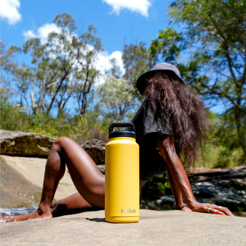 Kodiak | Cascade Bottle, Yellow, XKOBOT40YELLOW, INSULATED BOTTLE