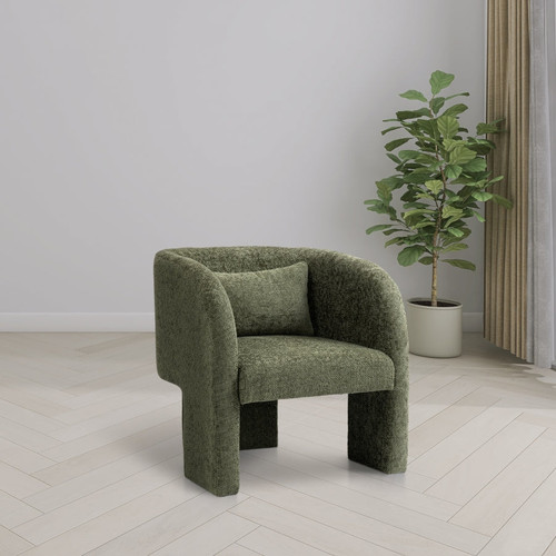 Sawyer Chenille Accent Chair (Green)