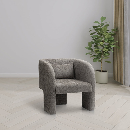 Sawyer Chenille Accent Chair (Grey)
