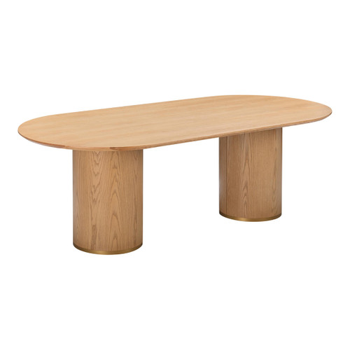 Brandy Oval Dining Table (Ash Wood)