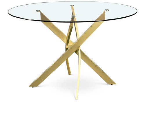 Paxton Dining Table 48" (Gold)