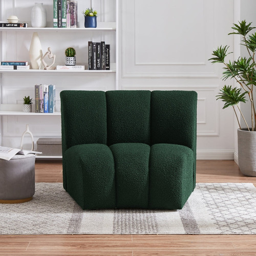 Henke Boucle Modular Chair (Green)