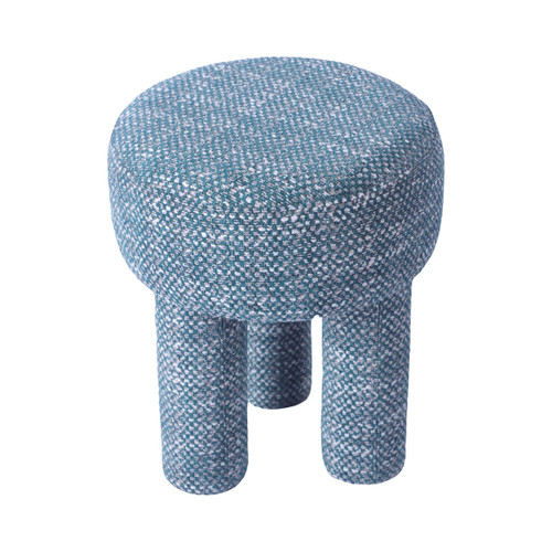 Claire Knubby Stool/Ottoman (Teal Green)