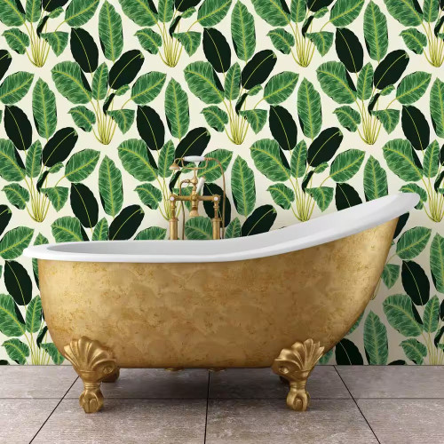 Hojas Cubanas Peel & Stick Removable Wallpaper by Genevieve Gorder