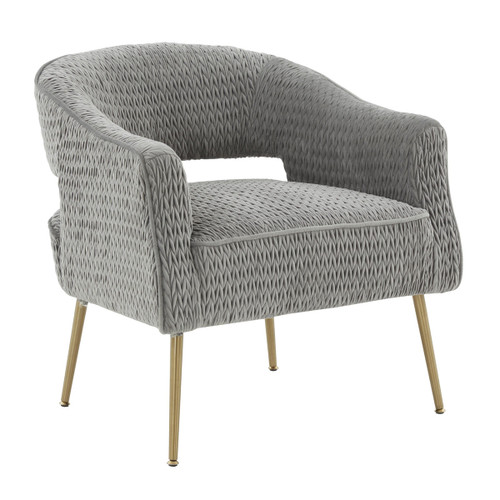 Diana Velvet Chair (Grey)
