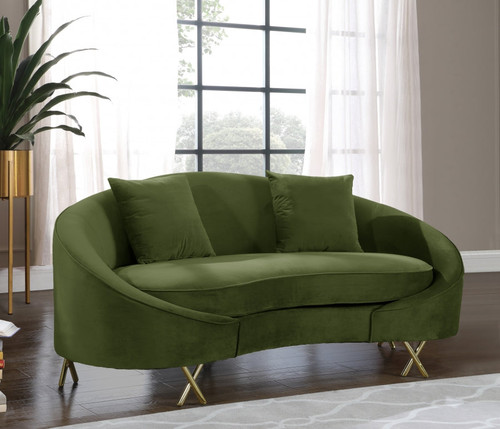 Olson Velvet Loveseat | Living Room | Stage My Nest Furniture