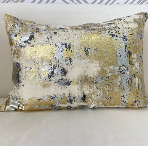 Sona Gold & Silver Pillow