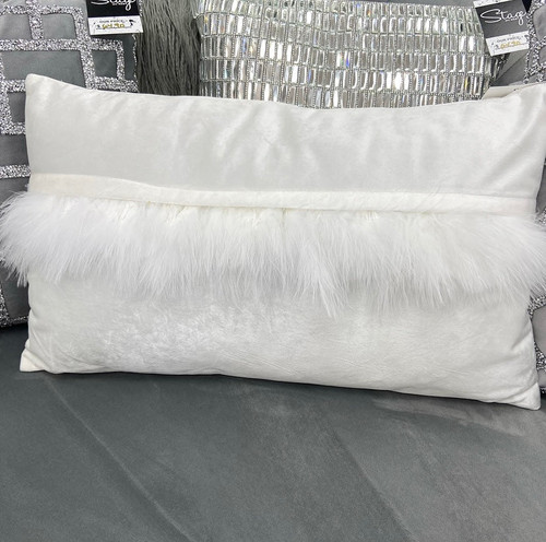Nadeen Velvet/Faux Fur Pillow