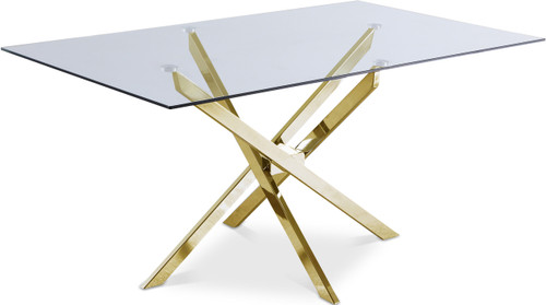 Robin Dining Table-Gold (60” x 30”)