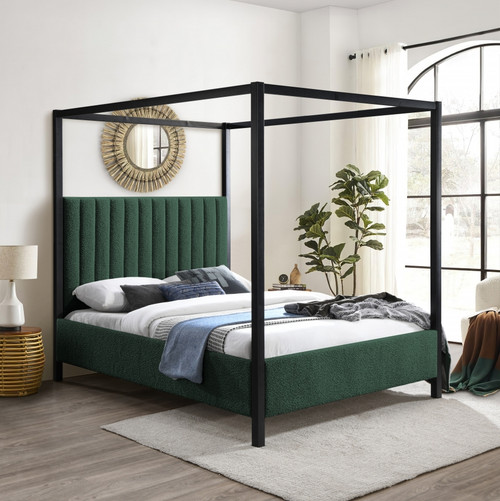 Kelly Boucle Bed (Grey or Green)