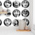 Faces of Lina Peel & Stick Wallpaper (Black or White)