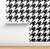 Houndstooth Peel & Stick Wallpaper (Black & White)