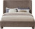 Penny Linen Textured Bed (Brown)