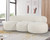 Venti Boucle Sofa (Cream, Grey, Black)