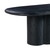 Elika Faux Plaster Dining Table-Oval (Black)