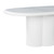 Elika Faux Plaster Dining Table-Oval (White)