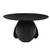 Emil Round Dining Table (Black)