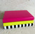 Coffee Table Book Set of 3 (Includes Wording)-(Hot Pink, Tennis Ball Green, Black & White)