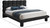 Deco Boucle Fabric Bed (Black)-King