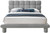 Deco Boucle Fabric Bed (Grey)-King