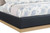 Casa Faux Leather Bed (Queen)-Black