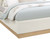 Casa Faux Leather Bed (King)-Cream