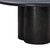 Elika Round Faux Plaster Dining Table (Black)