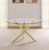 Paxton Dining Table 48" (Gold)