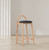 Calvin Faux Leather Counter Stools-Black (Single)