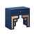 Suzie Rattan Nightstand (Navy)