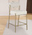 Carlson Boucle Faux & Leather Counter Stool (Cream)-Single