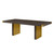 Selena Dining Table (Chocolate Brown)