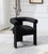 Barrell Boucle Dining Chair (Black)