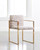 Zebra Brass Arm Chair-Single