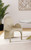 Summer Velvet Arm Dining Chair-Single (Natural, Grey, Beige, Black)