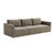 Willow Velvet Modular Sofa (Taupe)